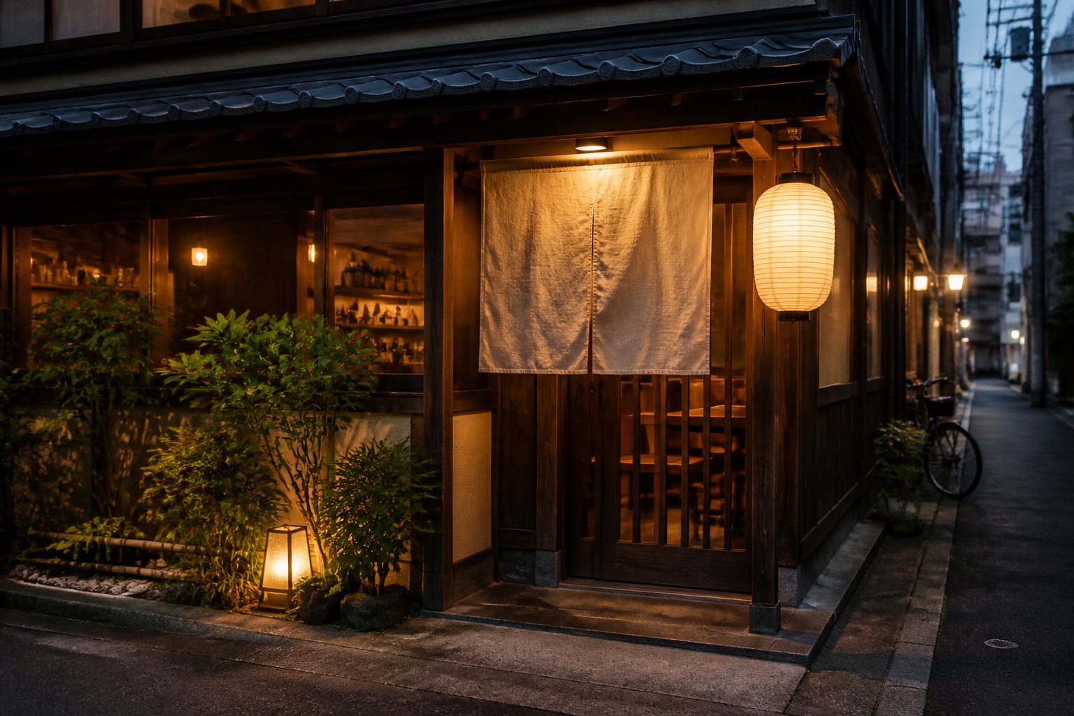 完成見本の店構え