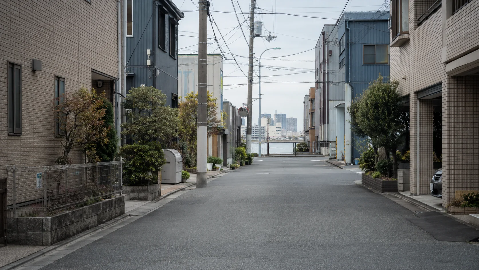 水辺へ続く永代の住宅街を表現した生成イメージ