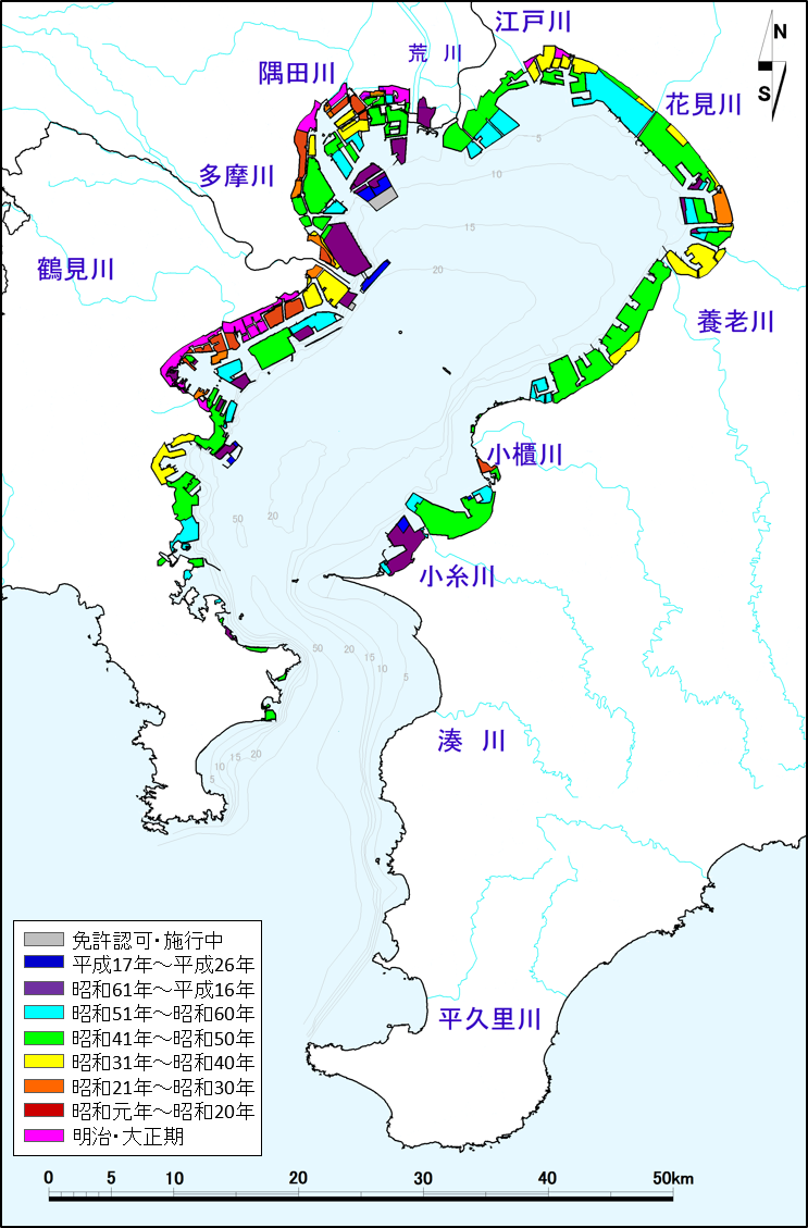 東京湾埋立 全体
