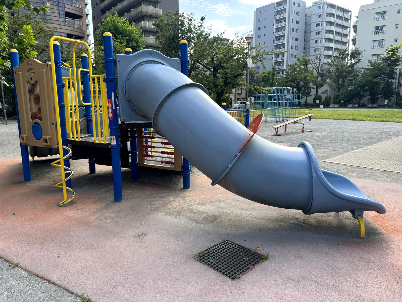 西側遊具エリアの現地撮影