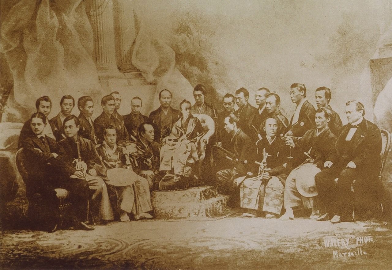 1867年マルセイユでの徳川昭武使節団