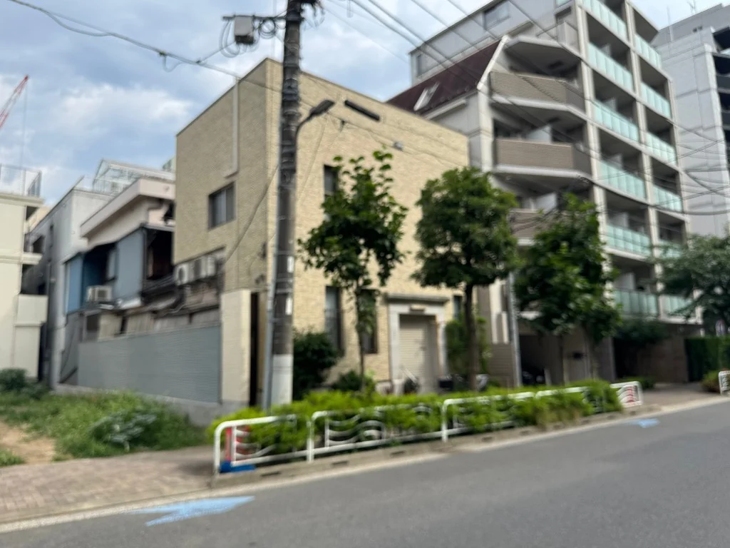 コスガ旧社屋があった一帯の現在の様子。